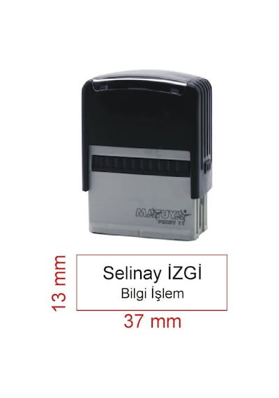 Kaşeciniz İsim Ünvan Kaşesi Matuya 11 N11.11462