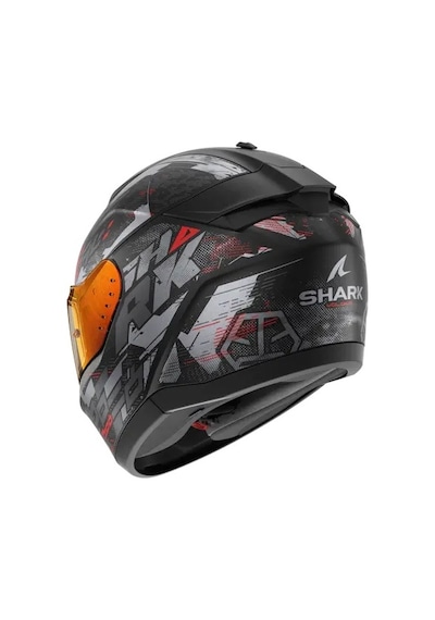 Shark Rıdıll 2 Molokai Mat Kırmızı Siyah Kapalı Kask Siyah Kırmızı