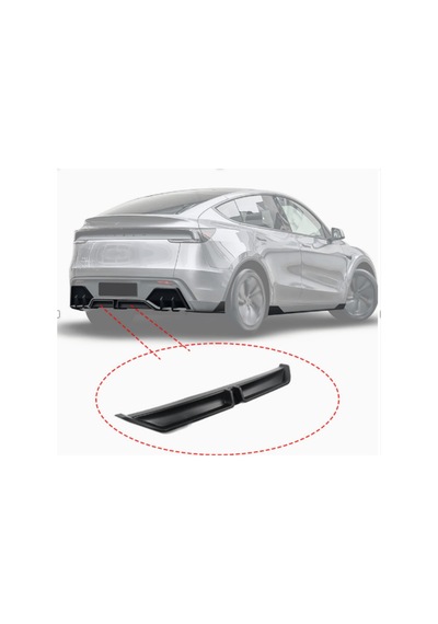 Red Lion Parts Tesla Model Y Juniper 2025-2026+ Uyumlu Arka Tampon Alt Lapi - Mat Siyah Oem Style