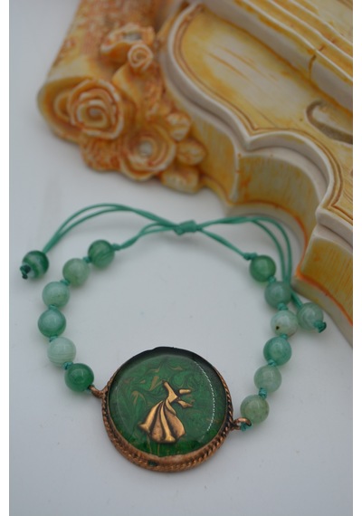 Stoneagejewellery Stoneage El Yapimi Bileklik N11.119961 Bronz