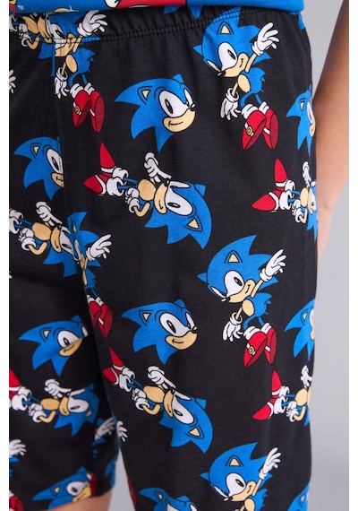Defacto Sonıc The Hedgehog Regular Fıt 2li Pijama Takımı Erkek Çocuk H4109a826hsbe64 Mavi-be64