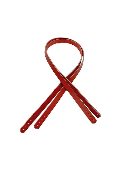 Angel Çanta Aksesuar Gerçek Deri 70x1.2 Cm Kırmızı Renk Çanta Sapı
