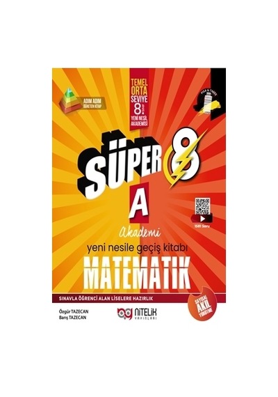 Nitelik 8. Sınıf Matematik A Akademi Yeni Nesile Geçiş Kitabı