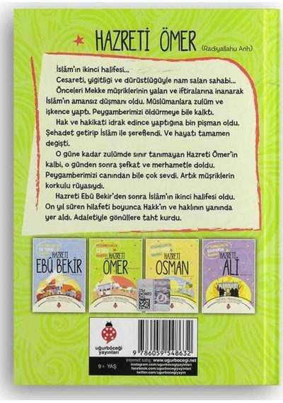 Hz. Ömer (R.A.) Peygamberimizin Cesur Arkadaşı 9786059548632