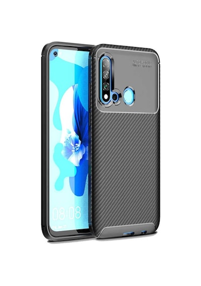 Huawei P20 Lite 2019 Kilif Karbon Silikon Case 389569443