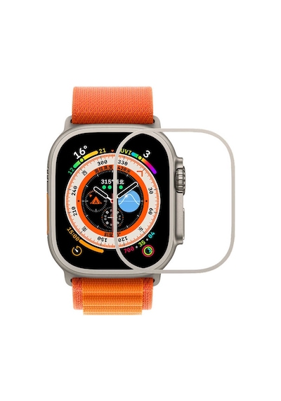 Apple Uyumlu Watch Ultra 49mm Zore Metal Kasa Koruyucu Saat Çerçevesi