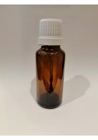 20cc Kahverengi Fırça Başlıklı Cam Şişe,amber Şişe,50 Adet
