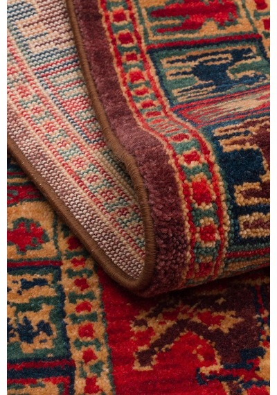 Hoom Rugs Cadis Kdm 08 Red Yeni Zelanda Yünü El Emeği Kara Tezgah Halısı Kırmızı