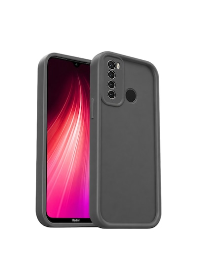 Newface - 967 - Xiaomi Redmi Note 8 Kılıf Viera Silikon - Glblseme - - Gri