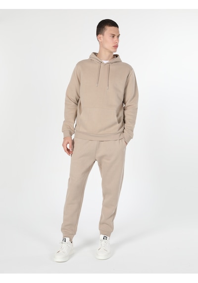 Colin's Colins Regular Fit Kapüşonlu Bej Erkek Sweatshirt Cl1059712 Bej Colin's Colins Regular Fit Kapüşonlu Bej Erkek Sweatshirt Cl1059712 Bej