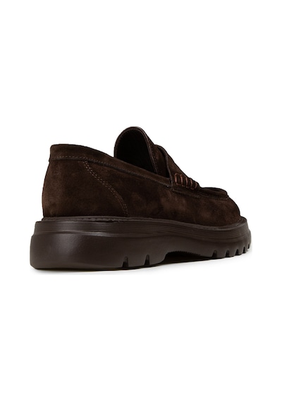 Deery Erkek Hakiki Süet Kahverengi Loafer Ayakkabı - 02006mkhve03 Kahverengi