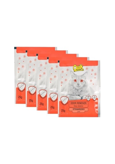5'li Quik Kedi Kumu Koku Giderici 25 Gr Yasemin