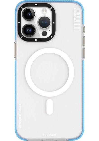 Apple Uyumlu iPhone 15 Pro Max Kılıf Magsafe Şarj Özellikli Youngkit Jiansha Serisi Kapak