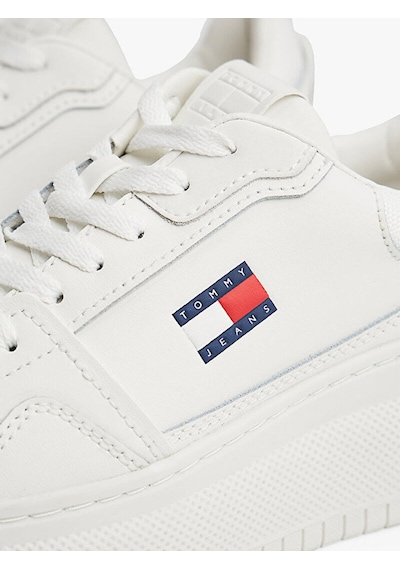 Tommy Hilfiger Kadın Sneaker En0en02860ybl-11225 Ecru