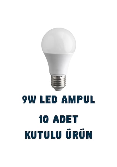 Noas 9w Tasarruflu Led Ampul 10 Adet