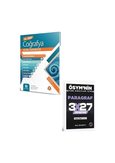 Bilgisarmal 2026 10. Sınıf Coğrafya Soru Bankası+ Evp Akademi Paragraf