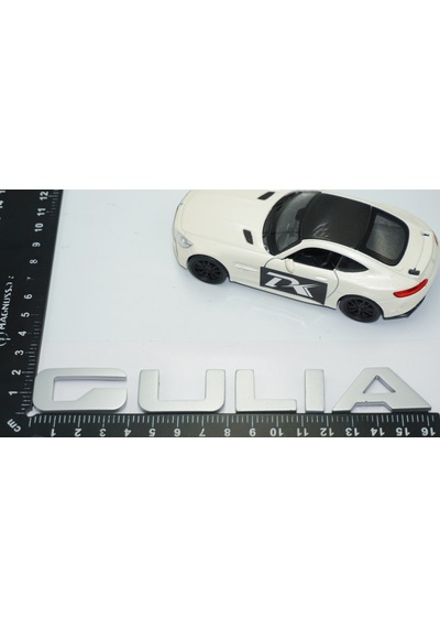 Dk Tuning Alfa Romeo Giulia Gri Abs 3m 3d Bagaj Yazı Logo Arma