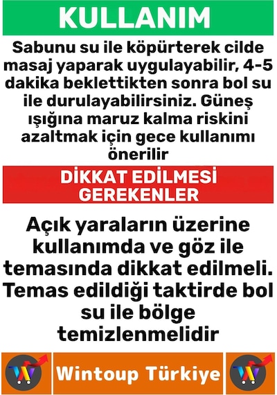 Doğal Saç Yüz Vücut Koyu Cilt Lekelerinde Etkili Mucizevi Sabun Kojik Asit 4 Adet