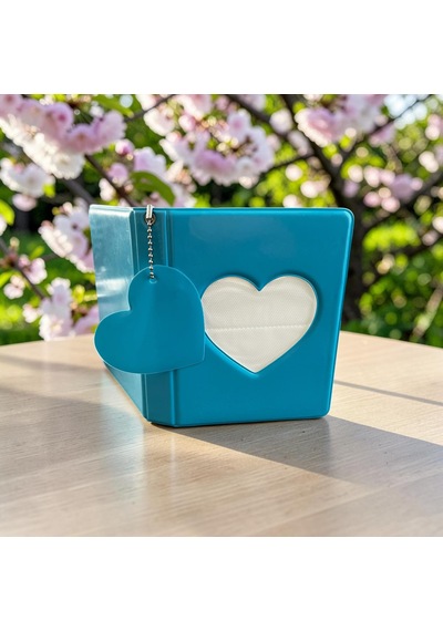 İnstax Albüm - Kalpli 64+1 Fotoğraf Kapasiteli 6x9cm Fotoğraf Albümü