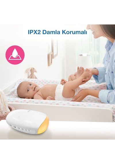 Vtech V-hush Bebek Arabası Sallama Cihazı Bebek Arabası İçin Sesli ve Hareketli Yatıştırıcı - Bc8611 Beyaz