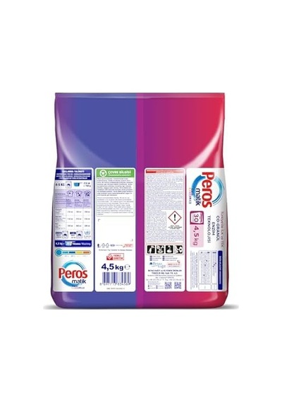 Peros Toz Çamaşır Deterjanı Canlı Renkler 4500 G