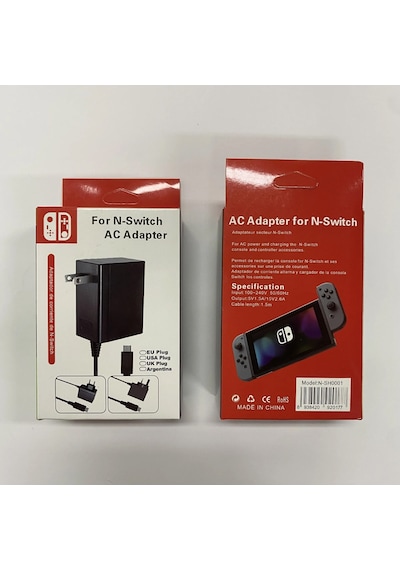 N-switch / Oled / Lite Uyumlu Ac Şarj Adaptörü Type-c 15v - Tr Priz Uyumlu