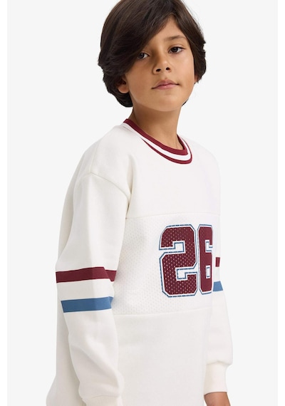 Defacto Erkek Çocuk Bisiklet Yaka Baskılı İçi Yumuşak Tüylü Sweatshirt G4379a825wnwt32 Beyaz-wt32 Defacto Erkek Çocuk Bisiklet Yaka Baskılı İçi Yumuşak Tüylü Sweatshirt G4379a825wnwt32 Beyaz-wt32