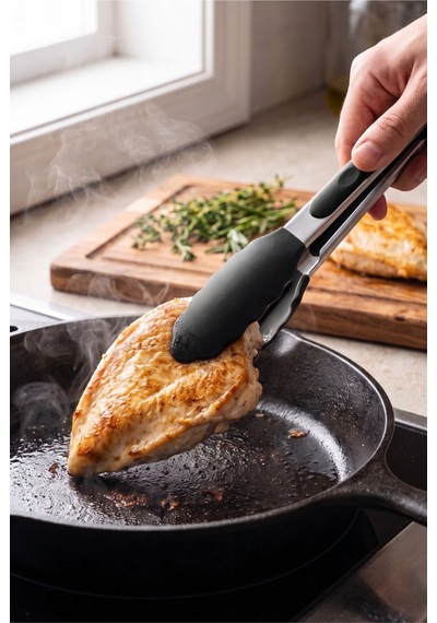 Bambu Saplı Siyah Silikon Mutfak Servis Seti 5 Parça Yanmaz Yapışmaz Silikon Uçlu Kepçe, Spatula, Kaşık Ve Kilitli Mutfak Maşası Premium Kalite Siyah Siyah Bambu Saplı Siyah Silikon Mutfak Servis Seti 5 Parça Yanmaz Yapışmaz Silikon Uçlu Kepçe, Spatula, Kaşık Ve Kilitli Mutfak Maşası Premium Kalite Siyah Siyah