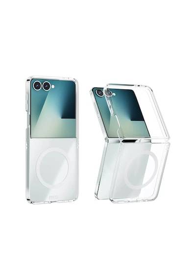 Galaxy Uyumlu Z Flip 7 Kılıf Kamera Korumalı M-safe Sert Pc Porto Kılıf Şeffaf
