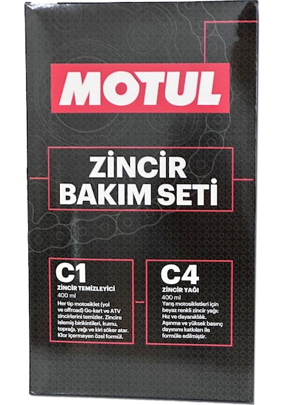 Motul Zincir Bakım Seti C1 + C4 + Fırça