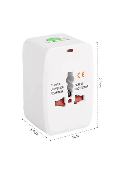 Evrensel Seyahat Güç Adaptörü All-in-one Abd İngiltere Ab Au Uyumlu Led Işıklı