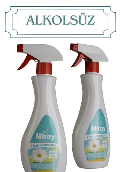 Miray Home Green Alkolsüz Kumaş ve Ortam Kokusu Sprey 500 ML