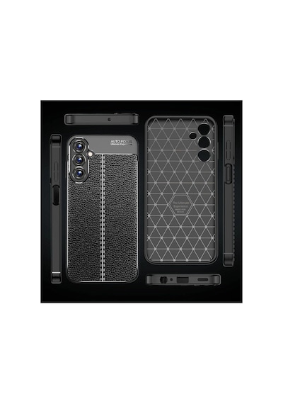 Newface - 95 - Samsung Galaxy A15 4g Kılıf Auto Focus Kapak - Edntrend - - Siyah Sıyah