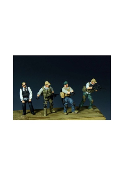 1/35 Pmc-vıp Koruma Tim Irak'ta Figürleri Maketi, Trumpeter 00420