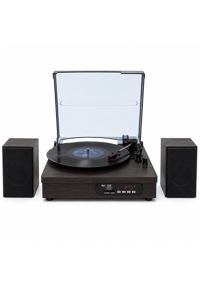 Dosound Ds-022 Nostaljik Bluetooth Pikap Çalar Usb Sd Kart Fm Radyo 1 Adet