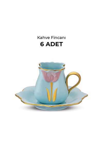 Emsan Zernigar 6 Kişilik Kahve Fincan Takımı 100 Ml Multicolor