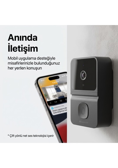 Yeni Nesil Akıllı Görüntülü Kapı Zili