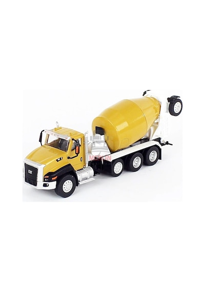 1/64 Ölçek, Cat Ct660 Çimento Mikseri, Sergilemeye Hazır Metal İş Makinası Modeli