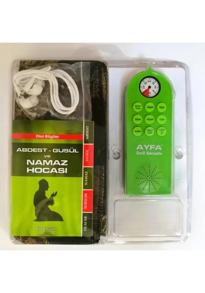Kuran Sepeti Sesli Seccade Yeşil Ssy01