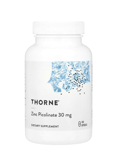 Thorne, Çinko Pikolinat, 30 Mg, 180 Bitkisel Kapsül
