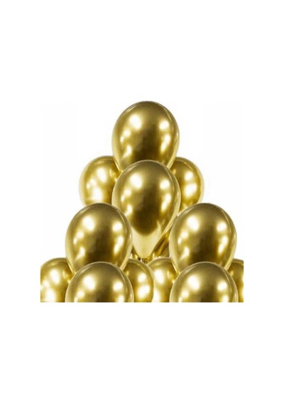 Gold Renk Krom Balon 50 Adet 418