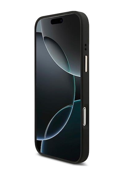 Apple Uyumlu iPhone 17 Pro Max Kılıf Guess Lisanslı M-safeli Askılı Ve 4g Logo Kartlıklı Kapak Siyah Siyah