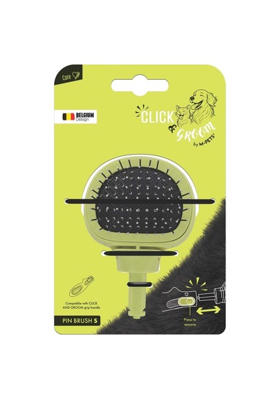 M-pets Clıck And Groom Masaj Uclu Fırça Yedek Başlık S