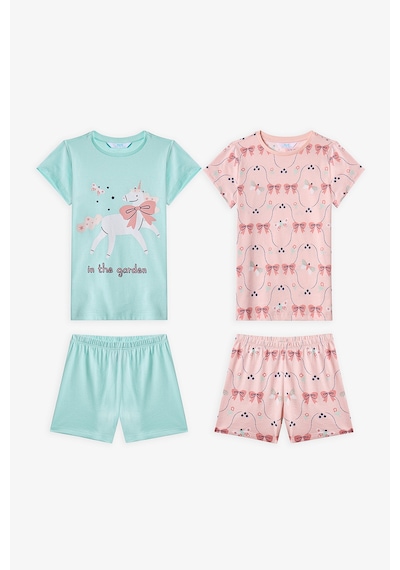 Penti  Mint Yeşili Kız Çocuk in The Garden Pamuklu 2'li Pijama Takımı