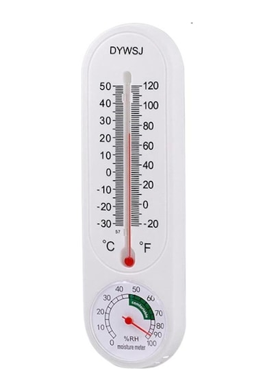 Powermaster Pm-24665 Analog Sıcaklık Nem Ölçer Termometre Duvar Tipi