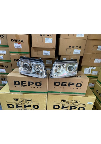 Vw Passat B5 1997-2000 Arası Depo Sağ Ve Sol Far Mercekli 3b0941017h / 3b0941018h