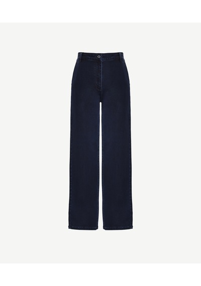 Yargıcı Denim Düz Yüksek Bel Pantolon 25kkpn3042p 484 Lacivert