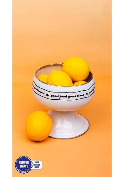 Mood Emaye Meyvelik-ayaklı Kase 14cm Orta Boy