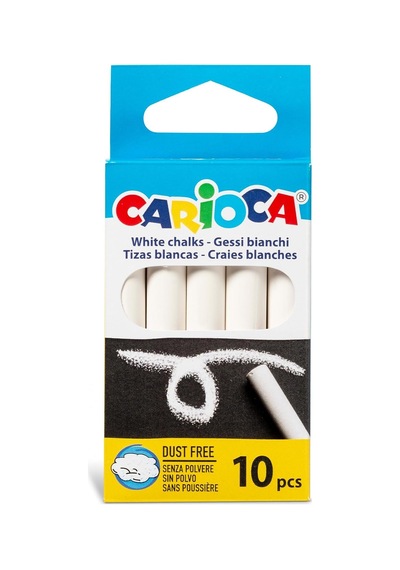 Carıoca 10 Adet 43553 Beyaz Tebeşirler