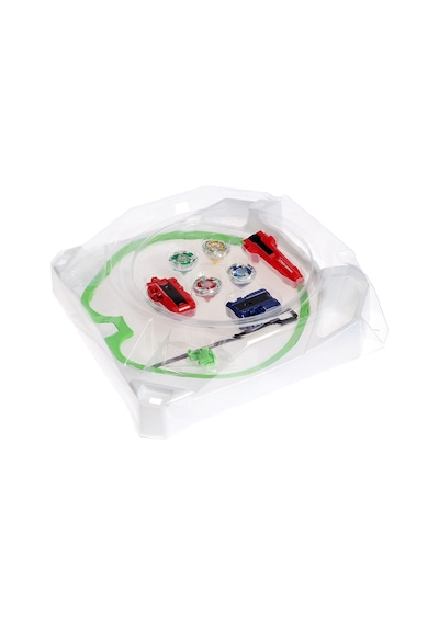 Beyblade X Battle Arena Uyumlu Thunder Gyro X 4 Adet Savaş Topu 2 Fırlatıcı 8 Parça Başlangıç Seti